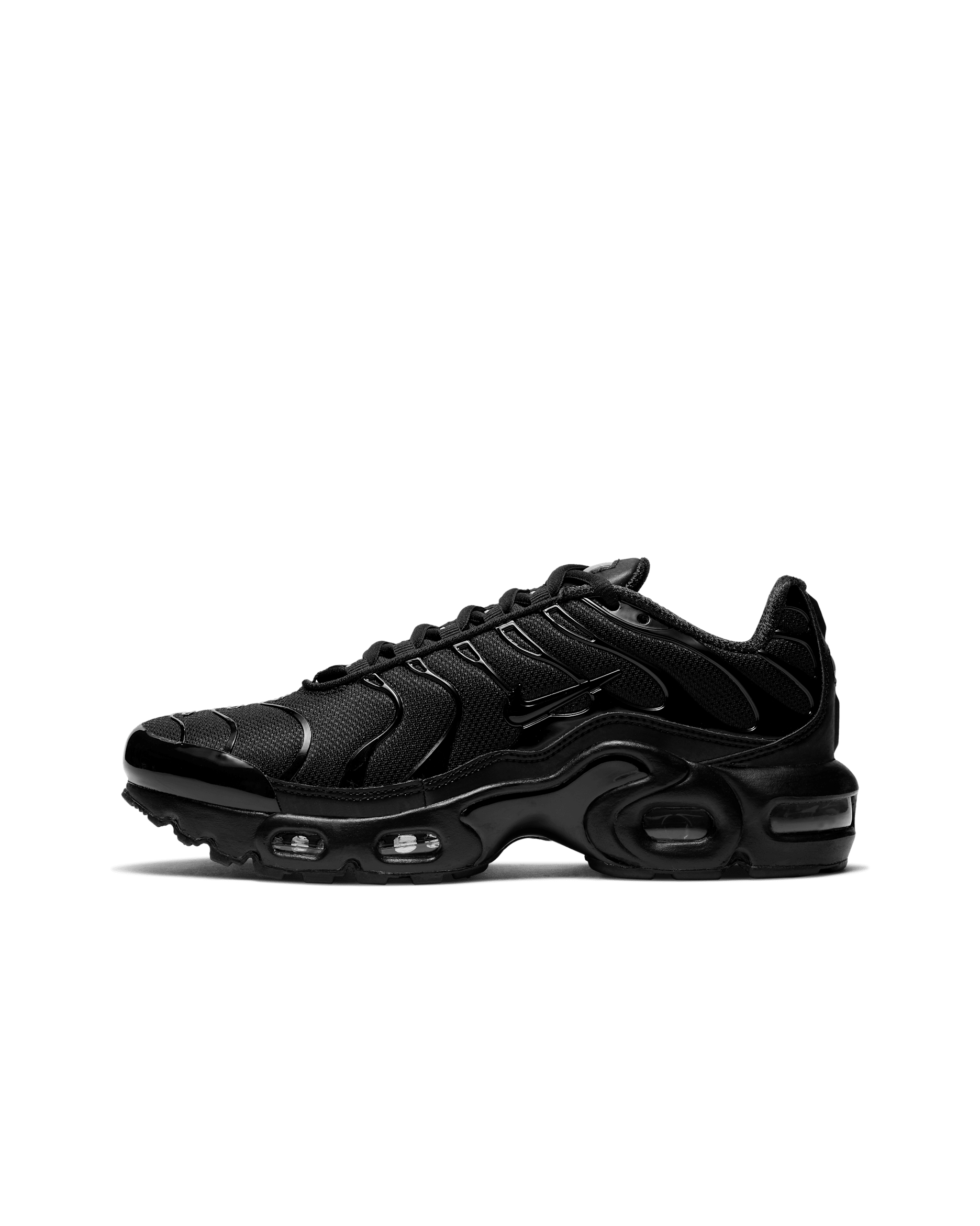 Nike Air Max Plus Older Kids' Shoes - Black/Black/Black