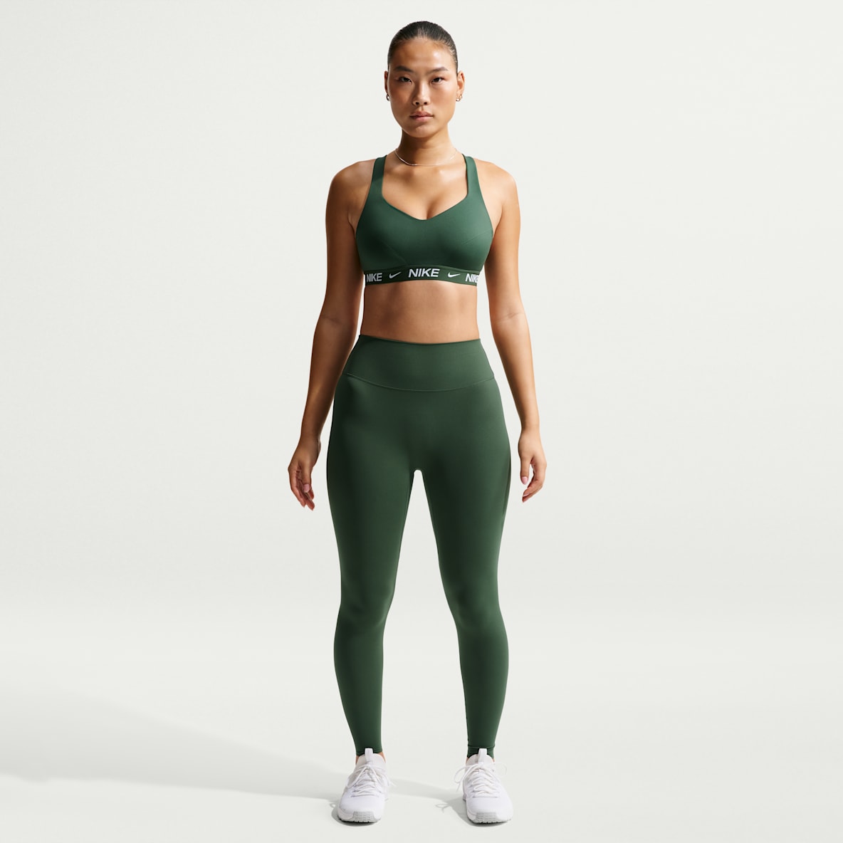 Nike Zenvy — Women's High-Waisted Full-Length Leggings with No Front Seam