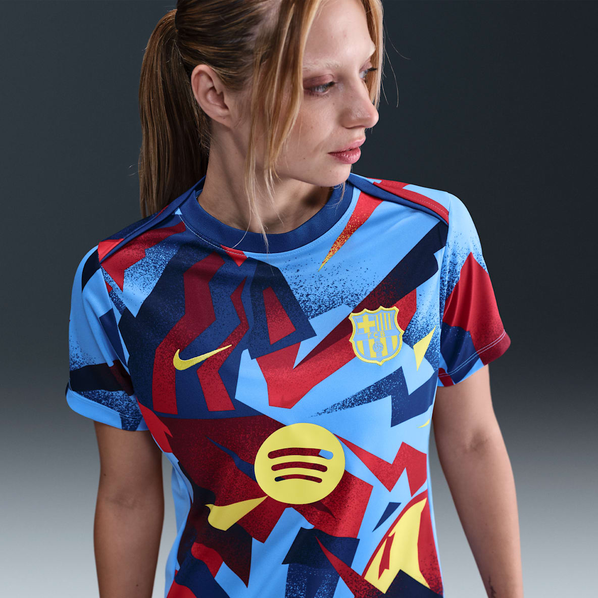 F.C. Barcelona Academy Pro Fourth — Women's Nike Dri-FIT Football Pre-Match Top