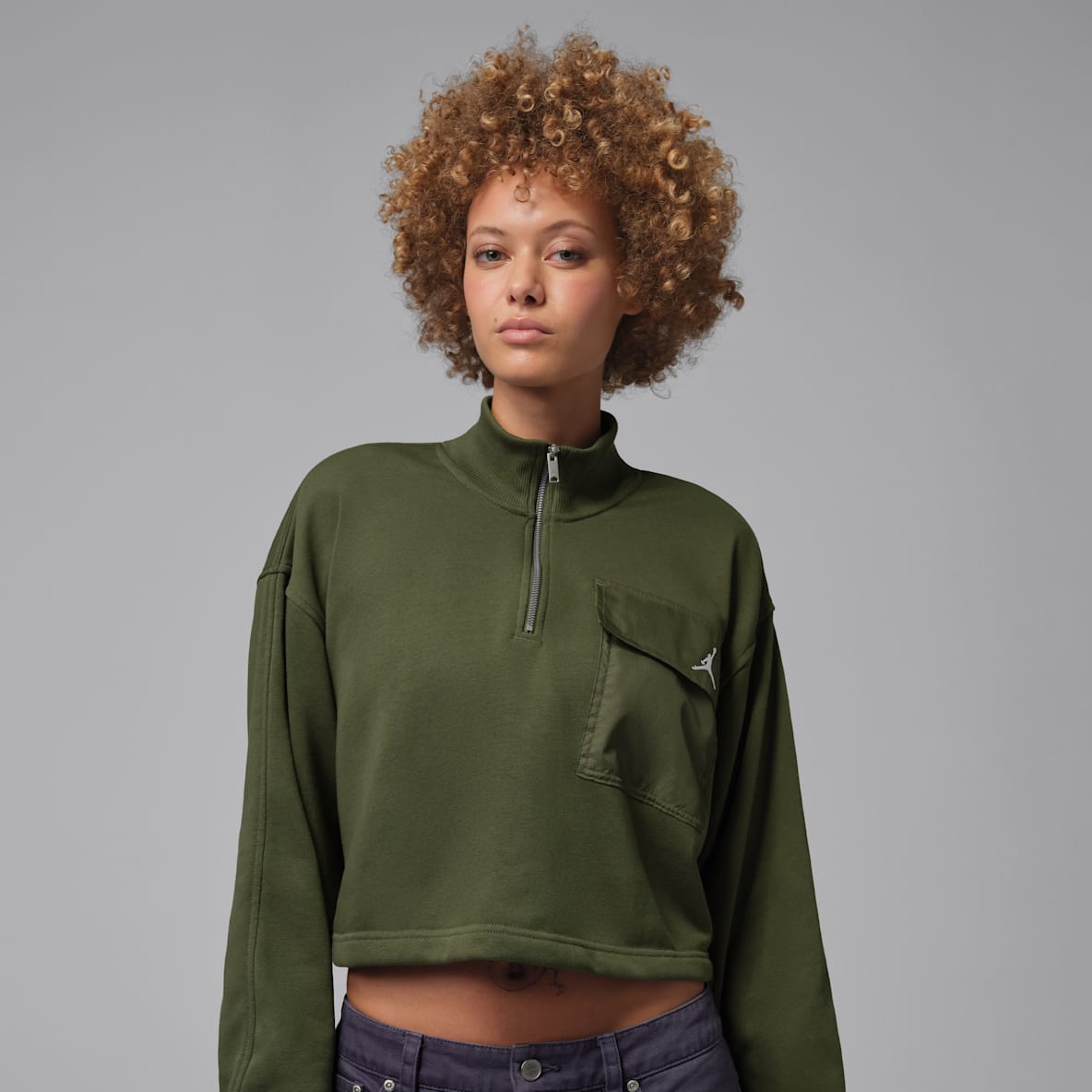 Jordan Brooklyn Fleece — Women's 1/4-Zip Hike Mike Top