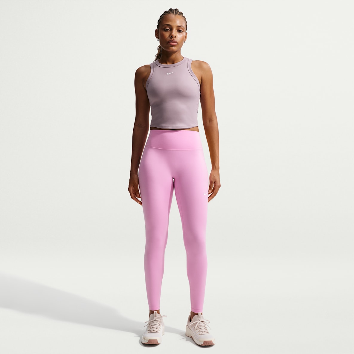 Nike One Seamless Front — Women's High-Waisted Full-Length Leggings