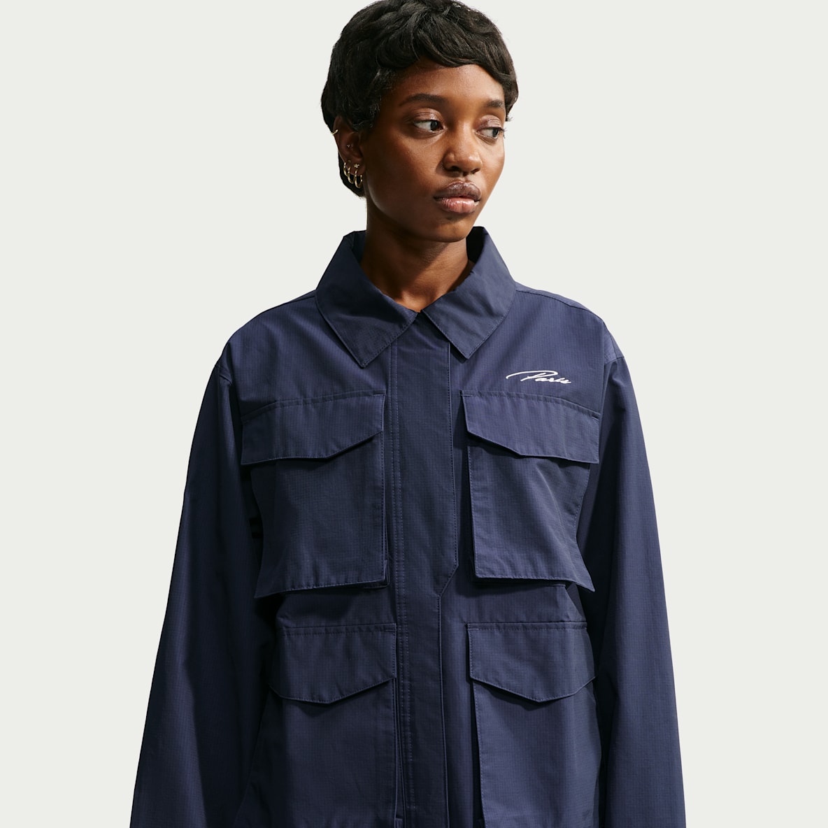 Paris Saint-Germain Everything Wovens Away — Women's Nike Sportswear Cargo Football Jacket