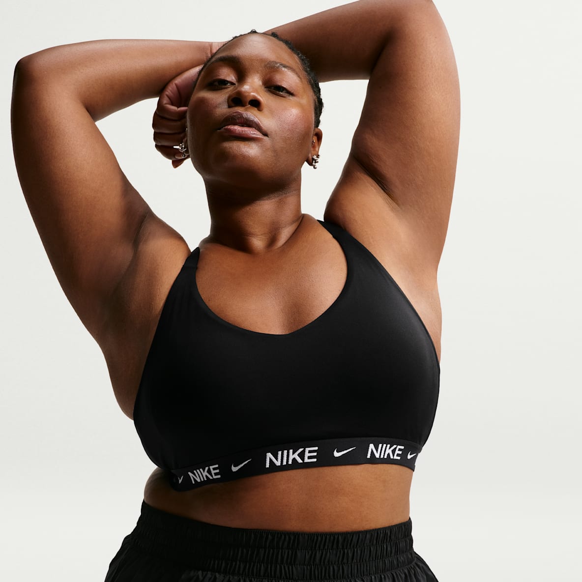 Nike Indy Light-Support — Women's Padded Adjustable Sports Bra (Plus Size)