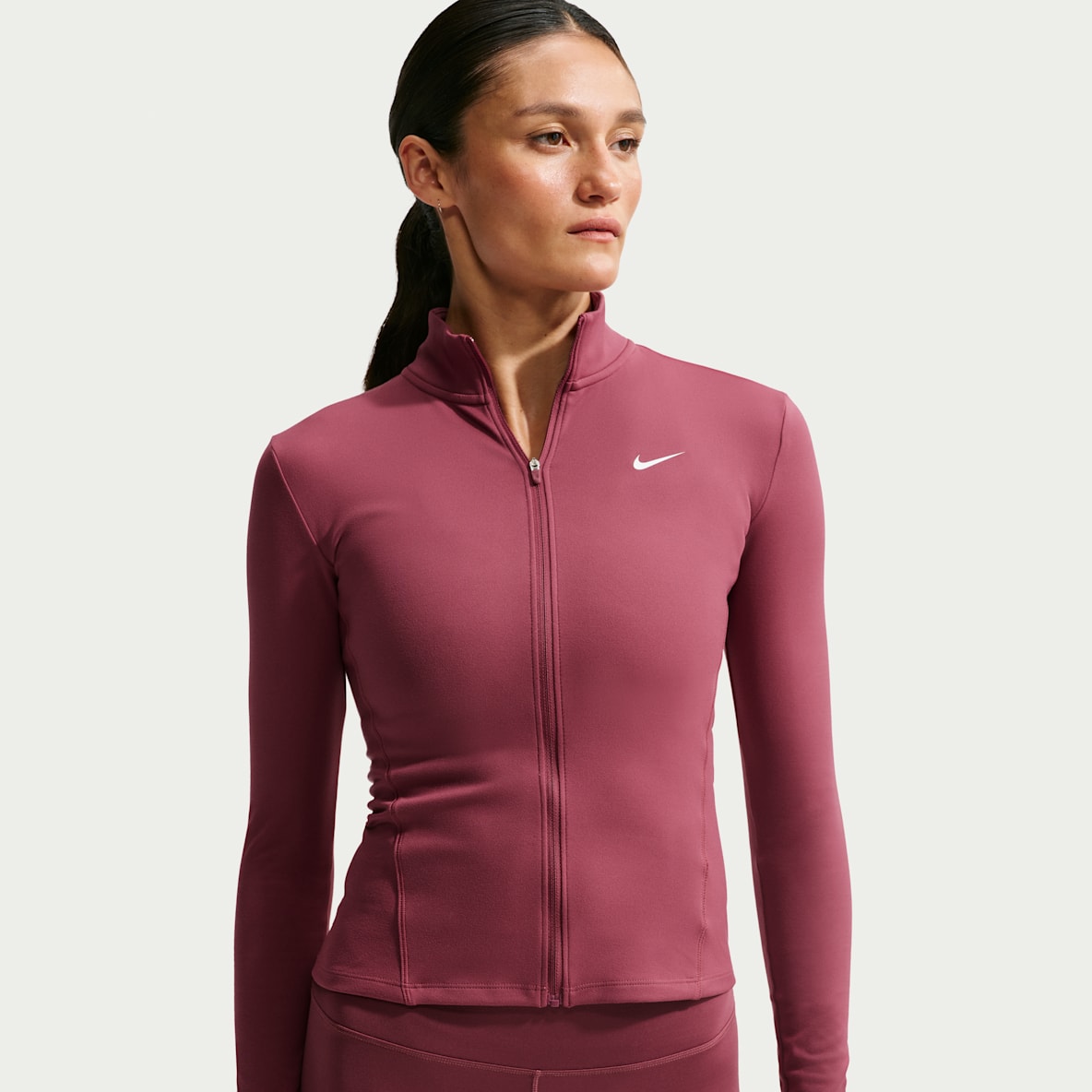 Nike One Fitted — Women's Dri-FIT Full-Zip Jacket