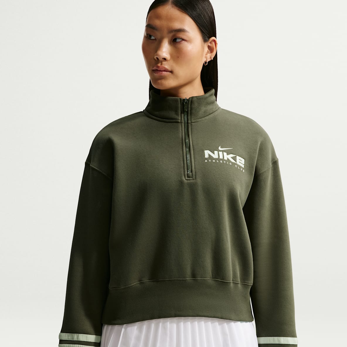 Nike Sportswear Women's Oversized 1/4-Zip Fleece Top
