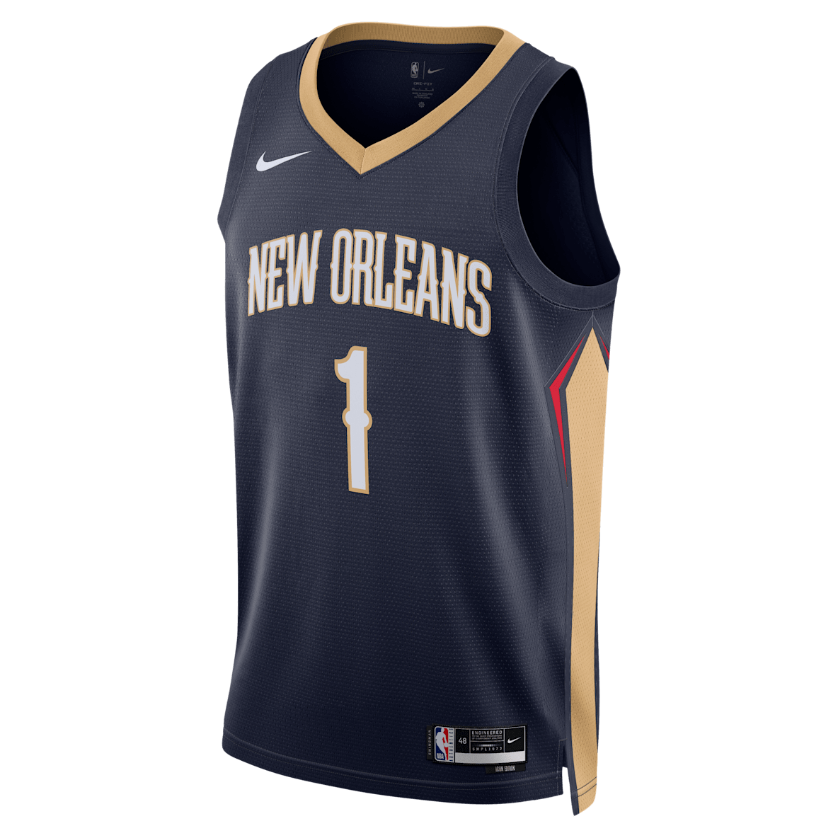 New Orleans Pelicans Icon Edition New Orleans Pelicans Icon Edition Men's Nike Dri-FIT NBA Swingman Jersey