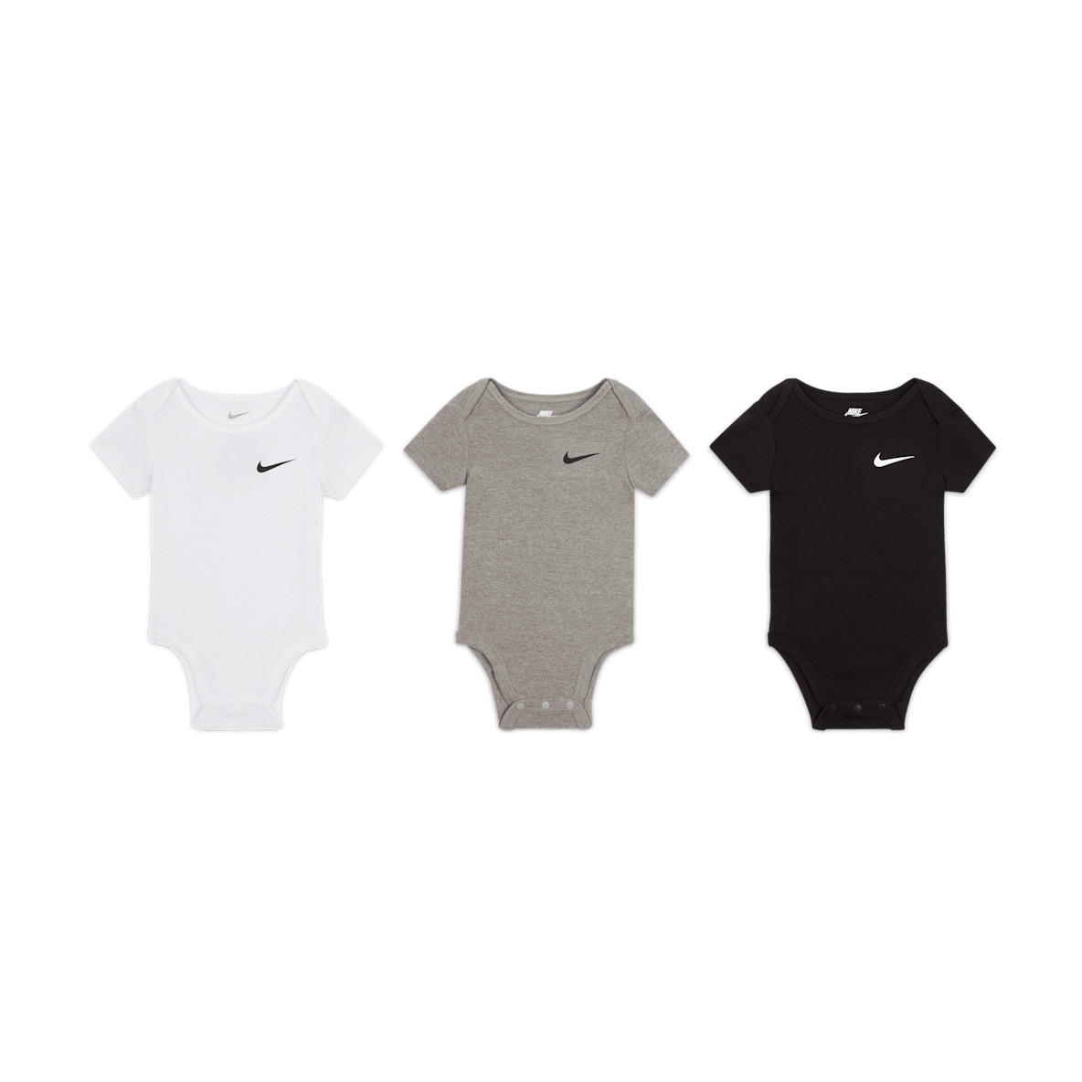Nike Nike Baby (0-9M) Mini Me Bodysuits (3-Pack)