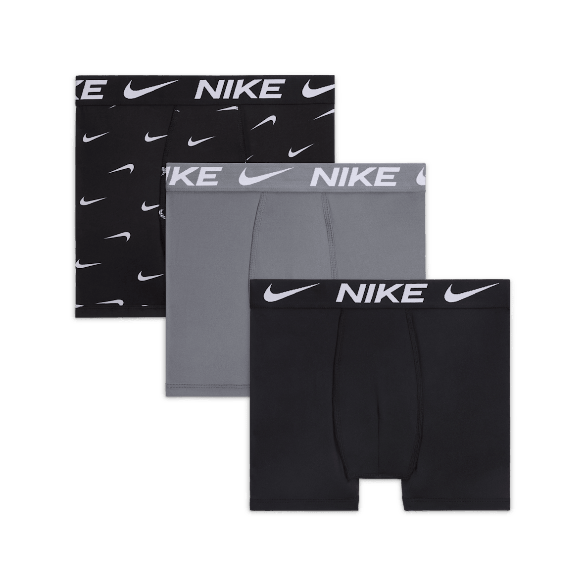 Nike Dri-FIT Essentials Nike Dri-FIT Essentials Ropa interior estampada para niños talla grande (paquete de 3)
