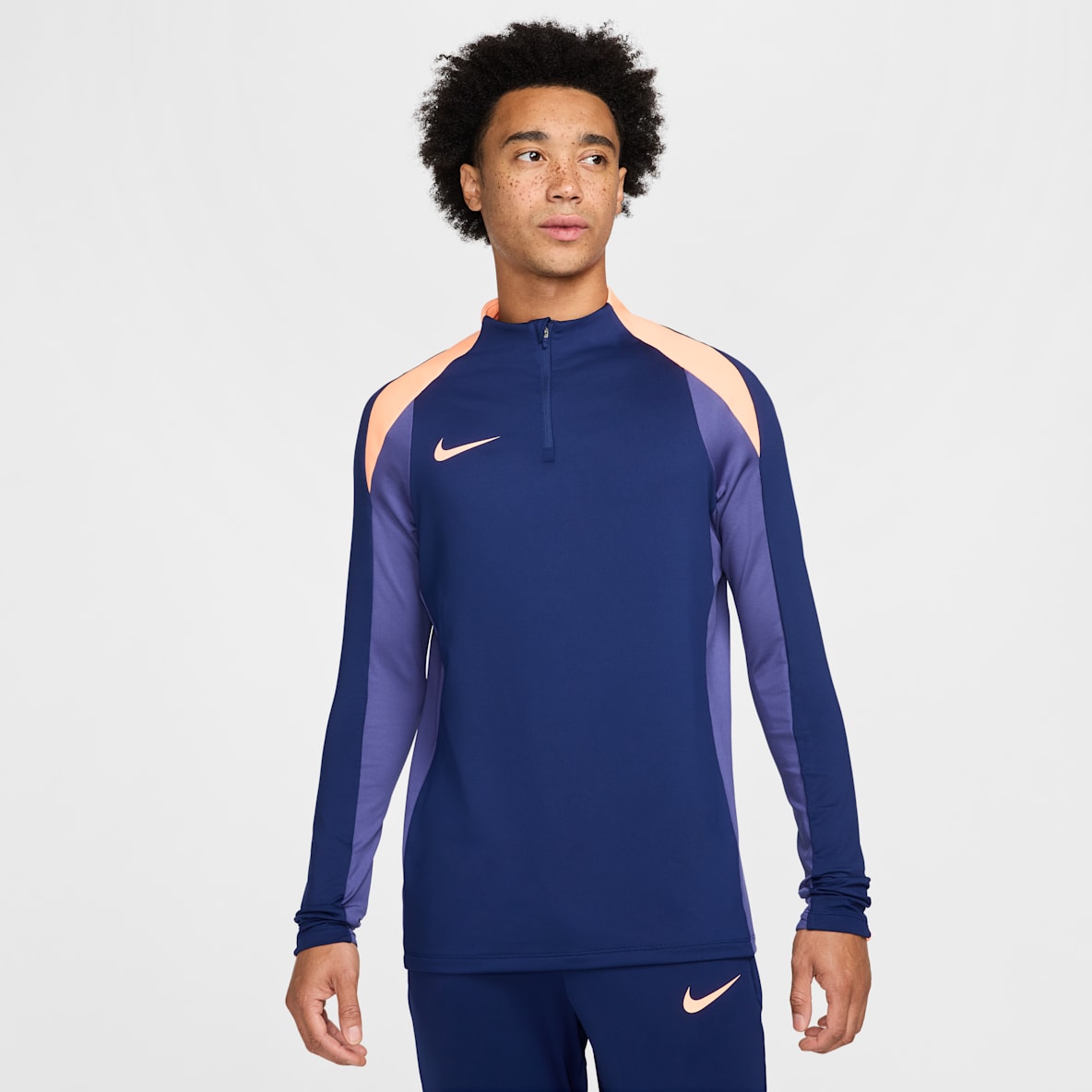 Nike Strike Nike Strike Dri-FIT-Fußball-Drill-Herrenoberteil mit Halbreißverschluss