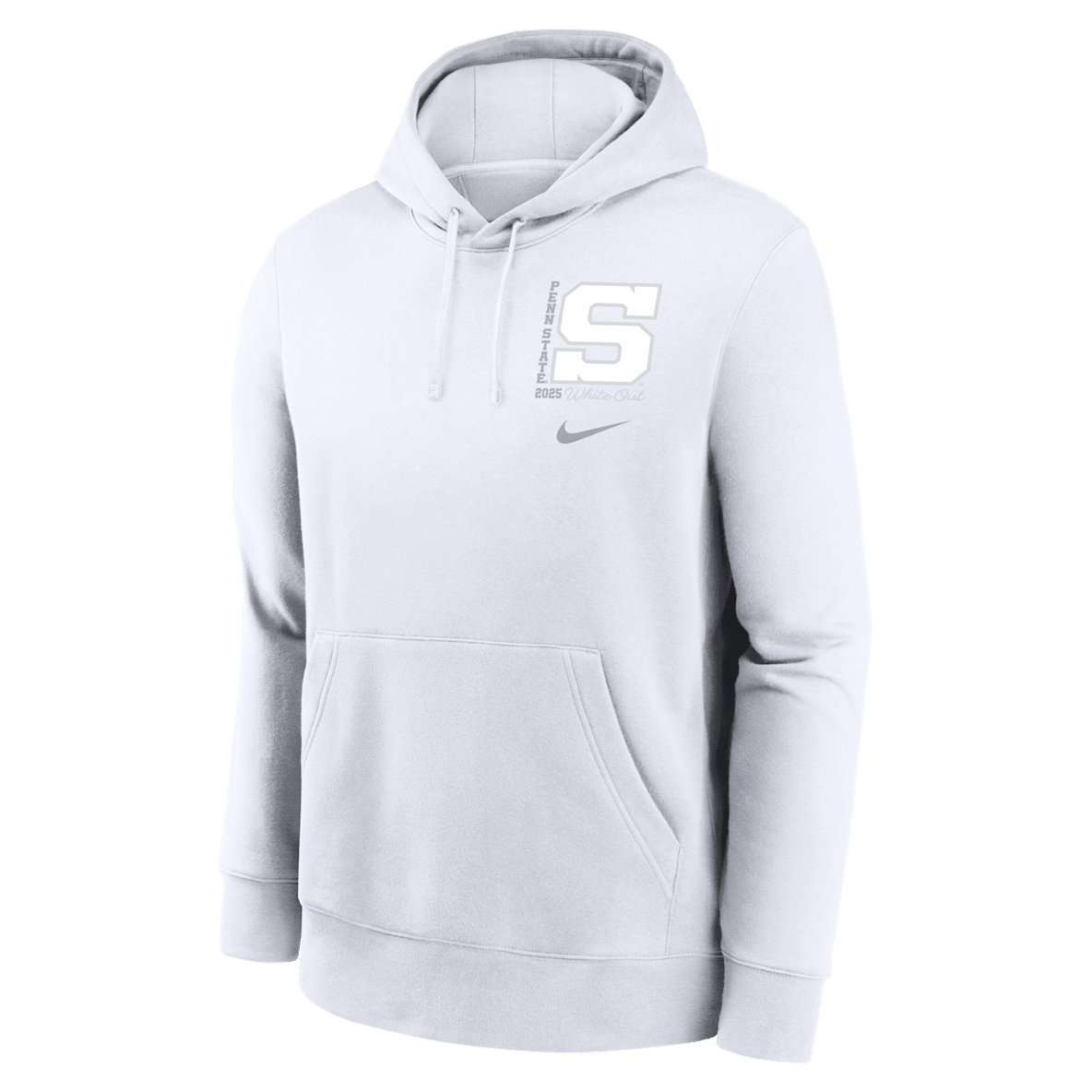 Penn State 2025 White Out Club Penn State 2025 White Out Club Men's Nike College Pullover Hoodie