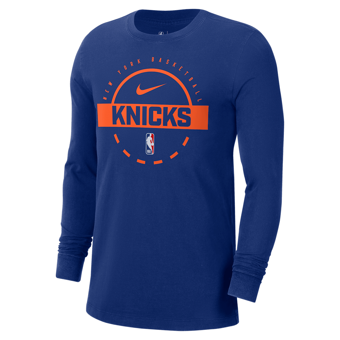 New York Knicks New York Knicks Men's Nike NBA Practice Long-Sleeve T-Shirt