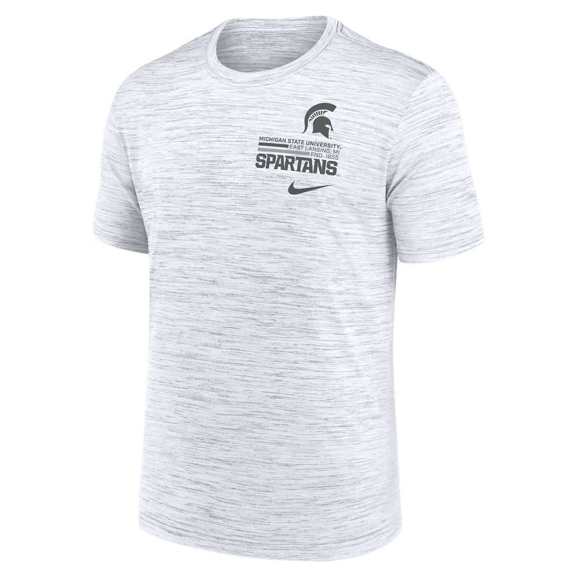 Michigan State Campus Chest Stack Velocity Michigan State Campus Chest Stack Velocity Men's Nike Dri-FIT College T-Shirt