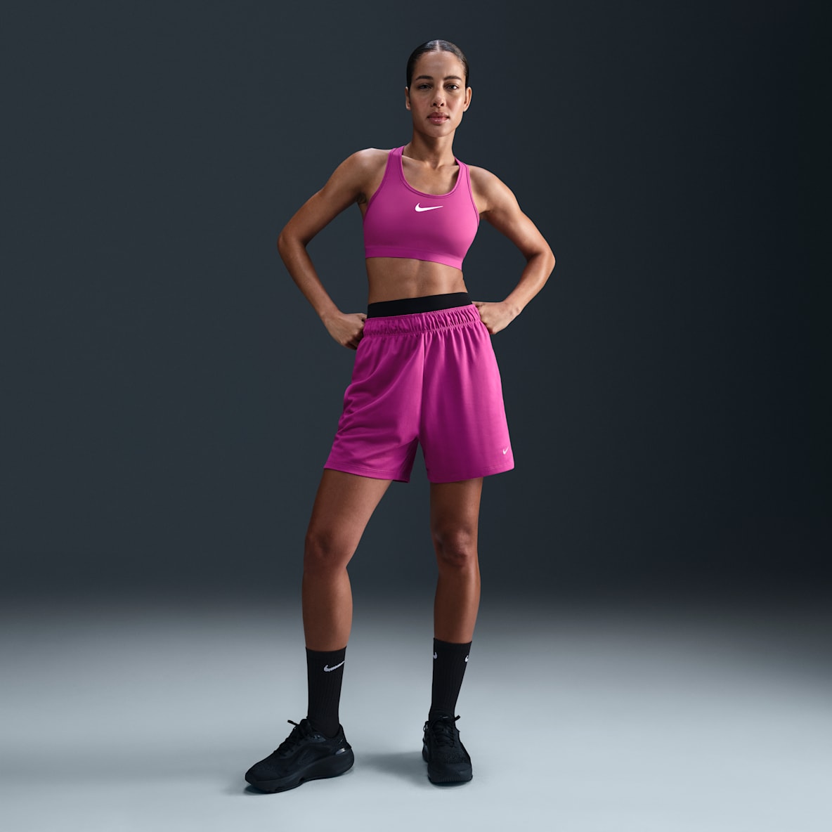 Nike Attack Women's Dri-FIT Fitness Mid-Rise 5" Unlined Shorts