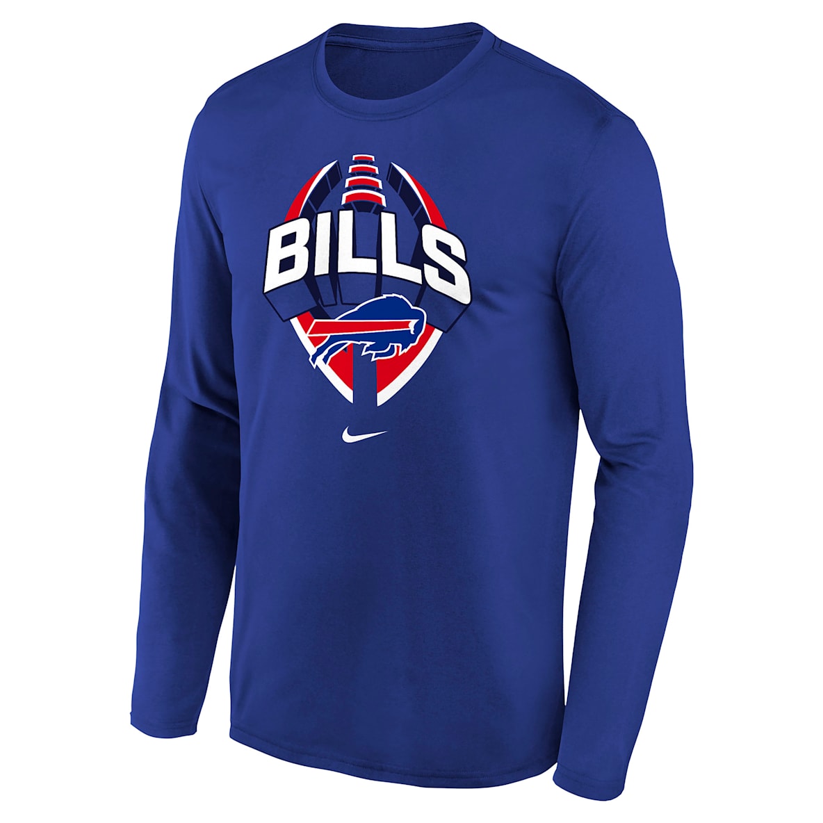 Buffalo Bills Legend Icon Buffalo Bills Legend Icon Big Kids' Nike Dri-FIT NFL Long-Sleeve T-Shirt