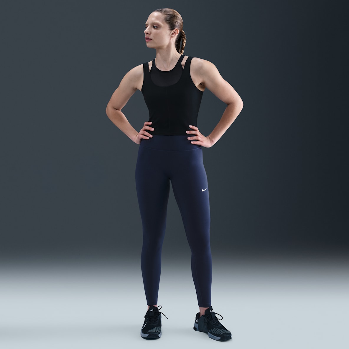 Nike One Seamless Front Nike One Seamless Front Women's High-Waisted Full-Length Leggings
