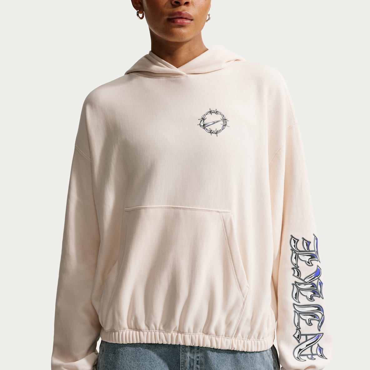 Nike Sportswear Women's Oversized French Terry Graphic Pullover Hoodie