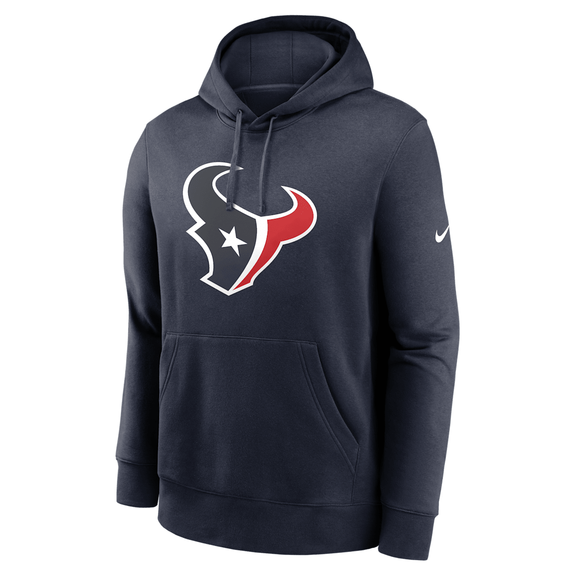 Houston Texans Club Logo Houston Texans Club Logo Men's Nike NFL Pullover Hoodie