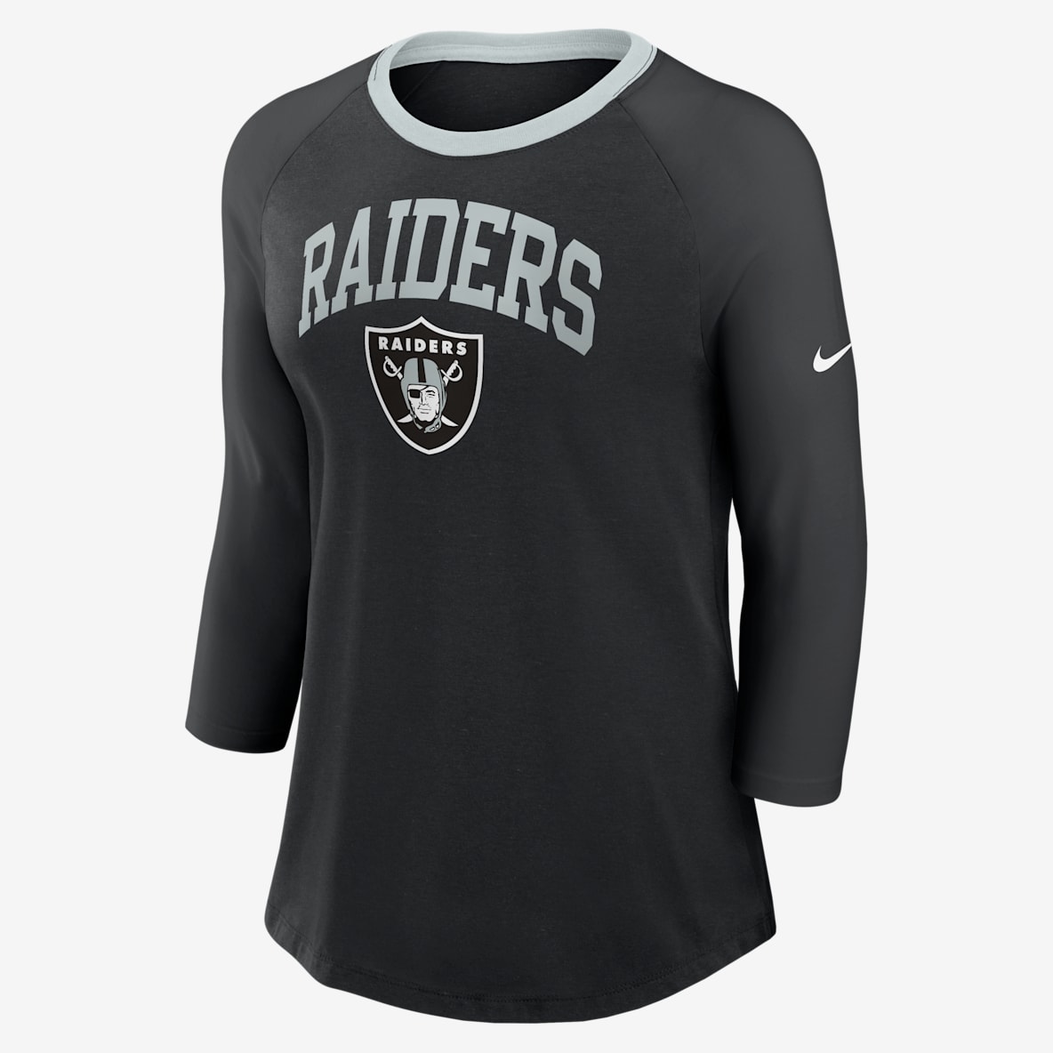 Las Vegas Raiders Las Vegas Raiders Women's Nike NFL 3/4-Sleeve T-Shirt