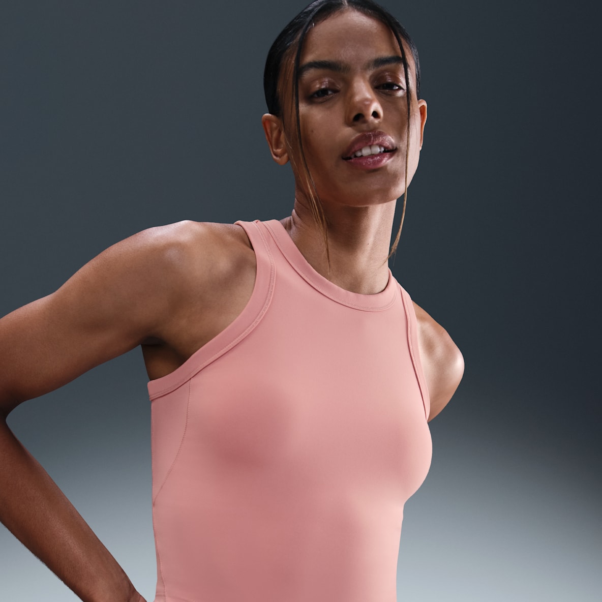 나이키 원 피티드 여성 드라이 핏 크롭 탱크 탑