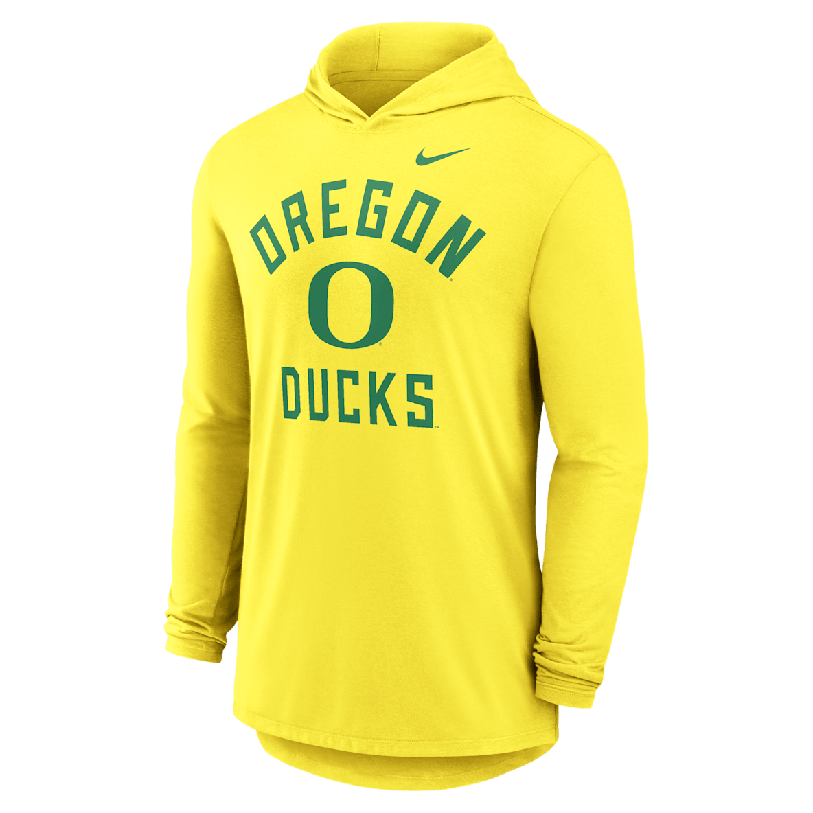 Oregon Campus Arch Oregon Campus Arch Men's Nike Dri-FIT College Long-Sleeve Hooded T-Shirt