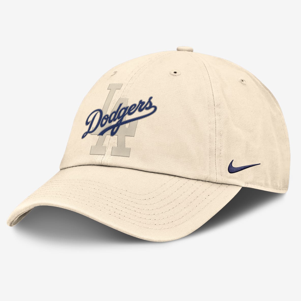Los Angeles Dodgers Gorra de algodón orgánico sin estructura para hombre Nike de la colección Statement Club