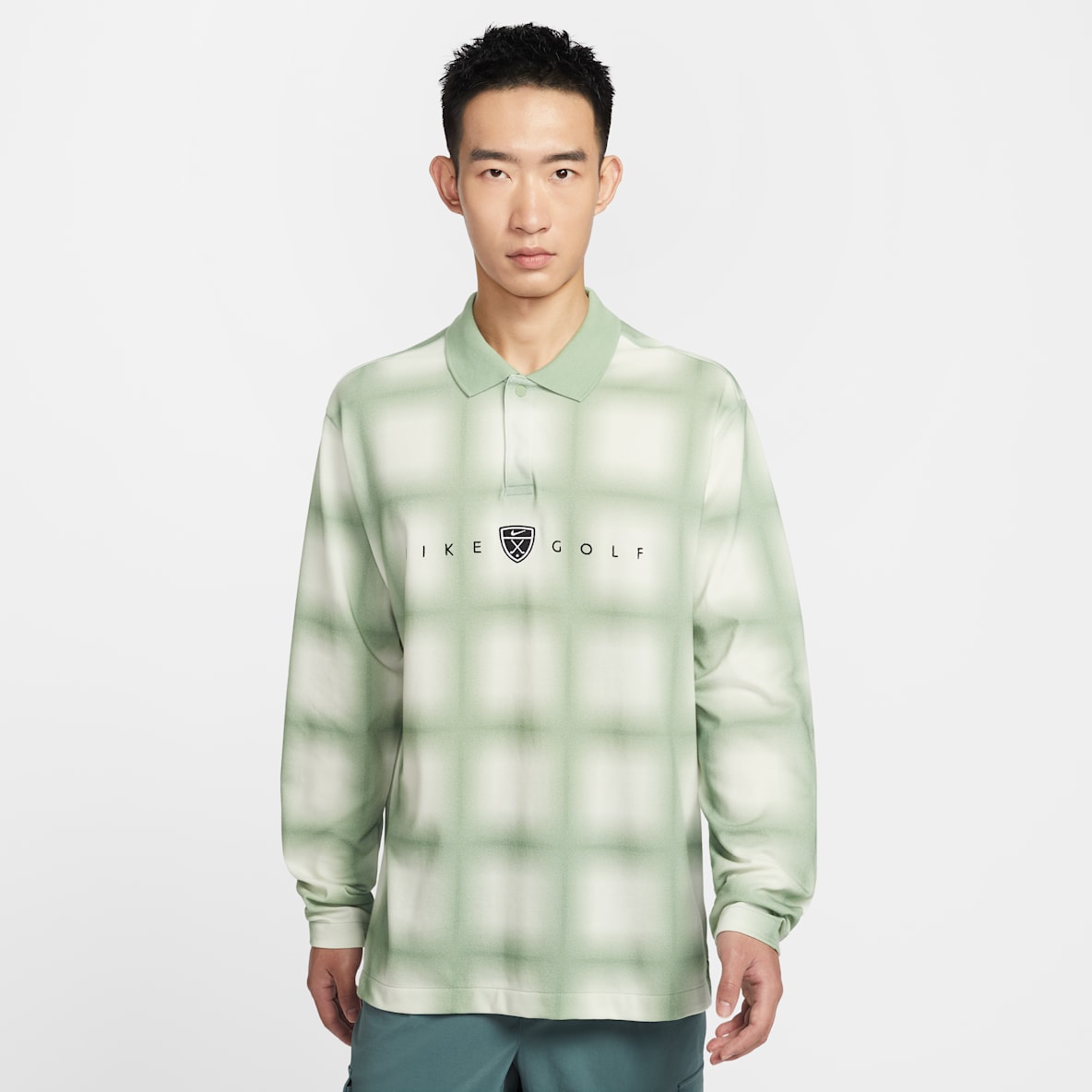 ナイキ フェアウェイ フレッシュ メンズ Dri-FIT ロングスリーブ ルーズフィット ゴルフポロ