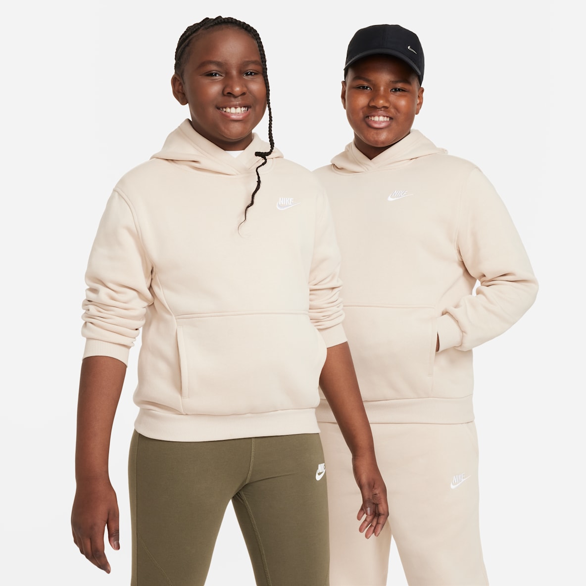 Nike Sportswear Club Fleece Nike Sportswear Club Fleece Big Kids' Pullover Hoodie (Extended Size)