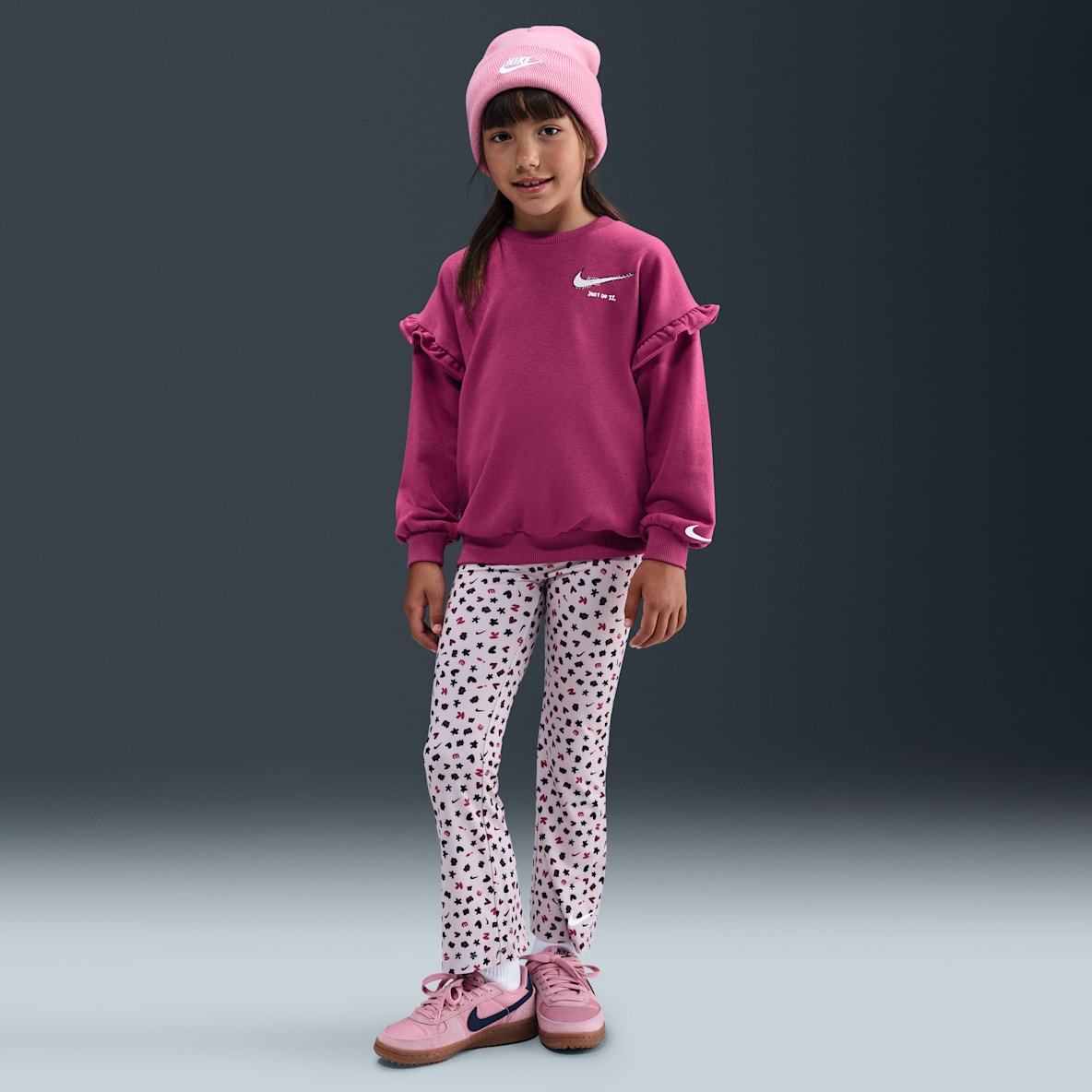 Nike Essentials Nike Essentials Completo in due pezzi con stampa Dri-FIT Femme – Bambina