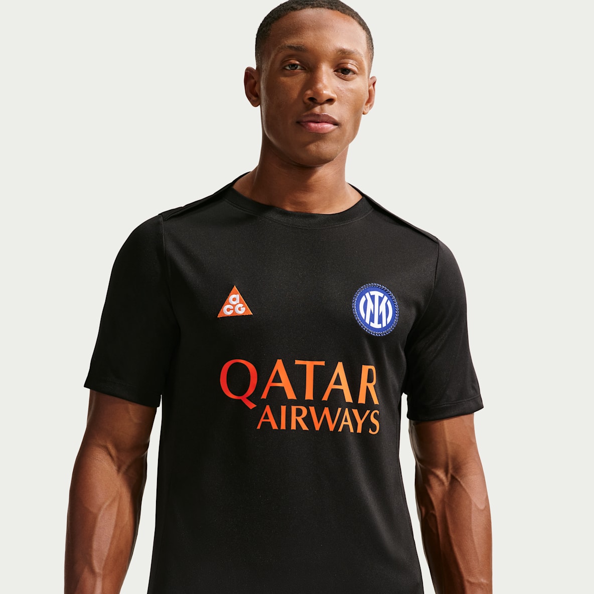 Inter Milan Academy Pro SE Kortärmad fotbollströja för uppvärmning Nike ACG Dri-FIT för män