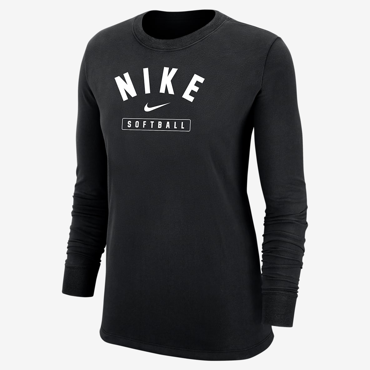 Nike Softball Playera de manga larga para mujer