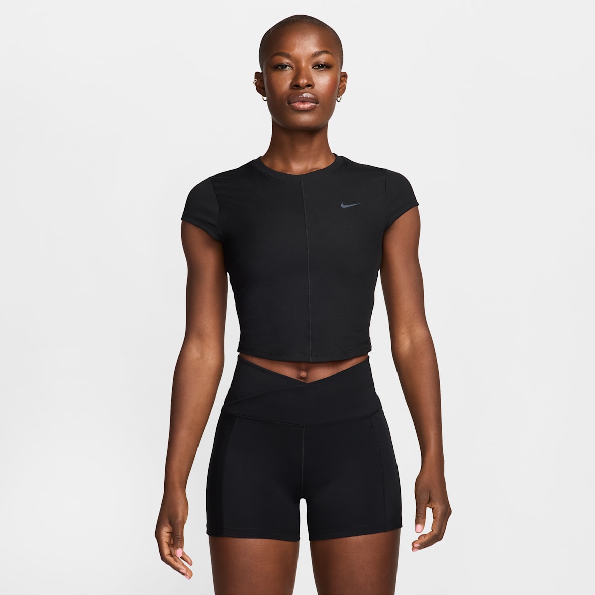 Nike One Fitted Rib Nike One Fitted Rib Women's Dri-FIT Short-Sleeve Cropped Top