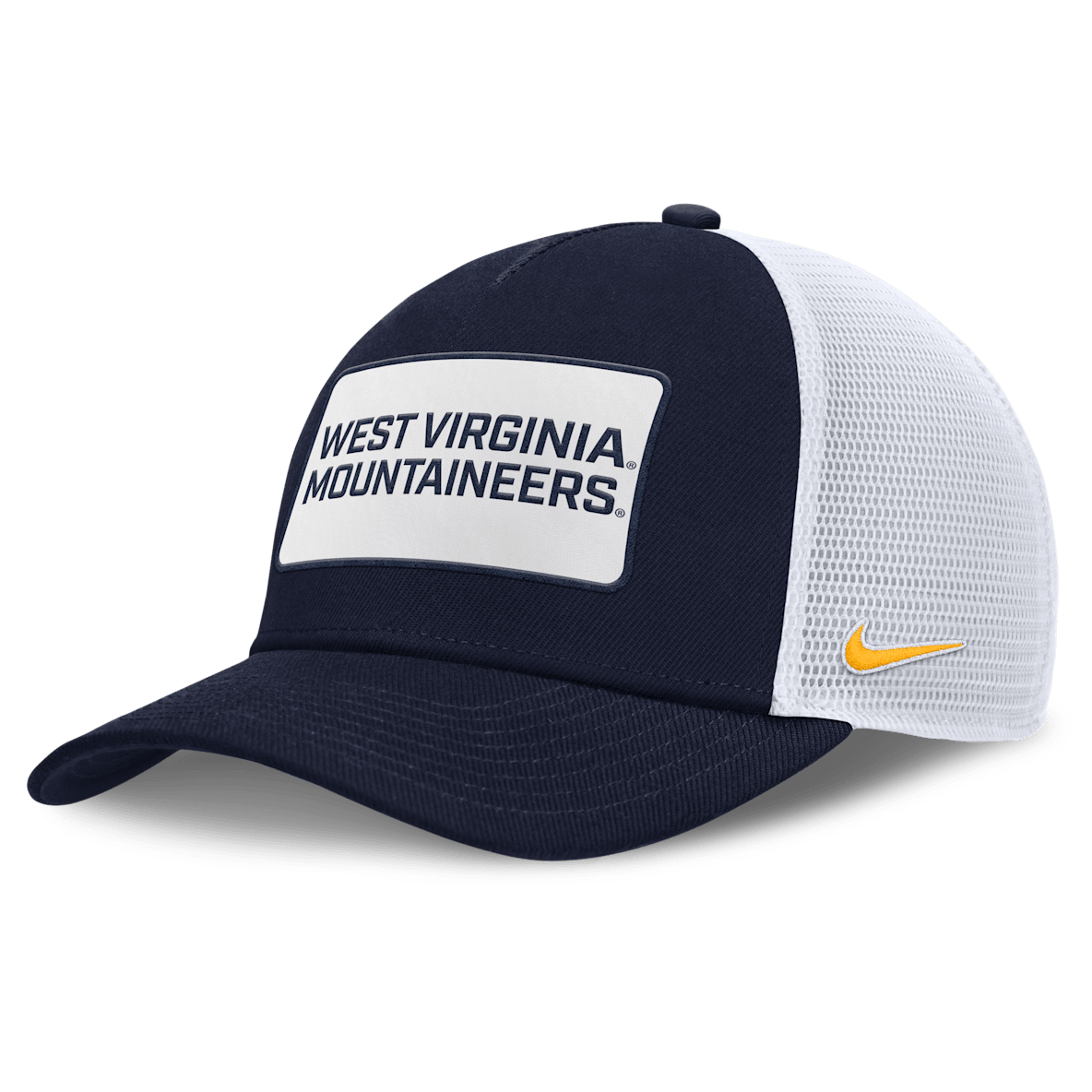 West Virginia On-Field Rise West Virginia On-Field Rise Men's Nike College Trucker Adjustable Hat