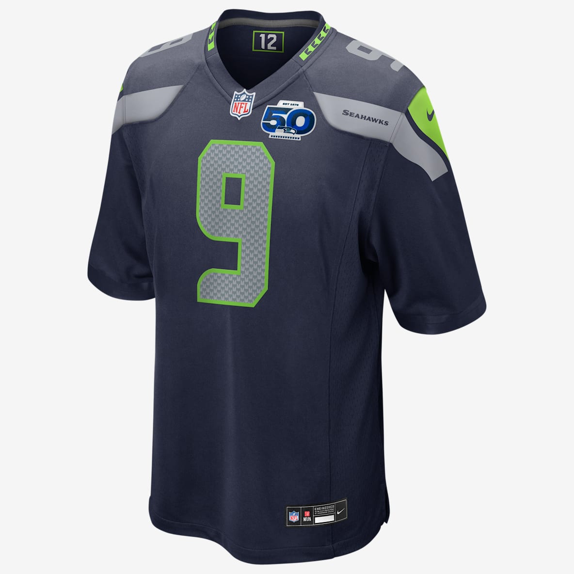 Kenneth Walker III Seattle Seahawks 50th Anniversary Jersey Nike de la NFL Game para hombre