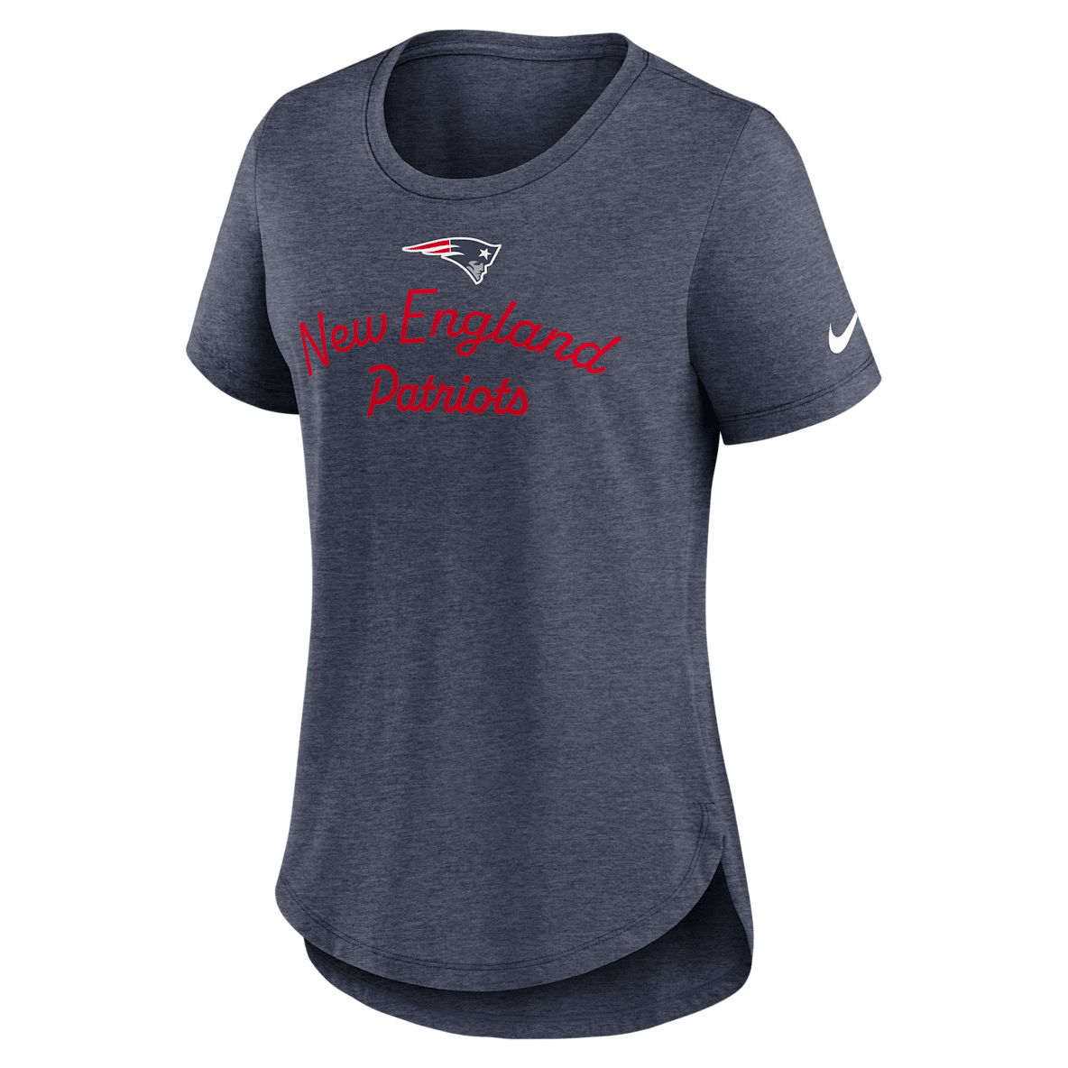 New England Patriots Script New England Patriots Script Playera Nike de la NFL para mujer