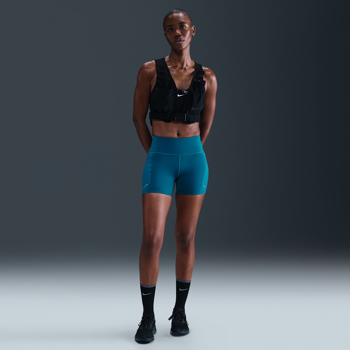 Nike Swift Nike Swift Short de running ajusté taille haute avec poches 10 cm pour femme