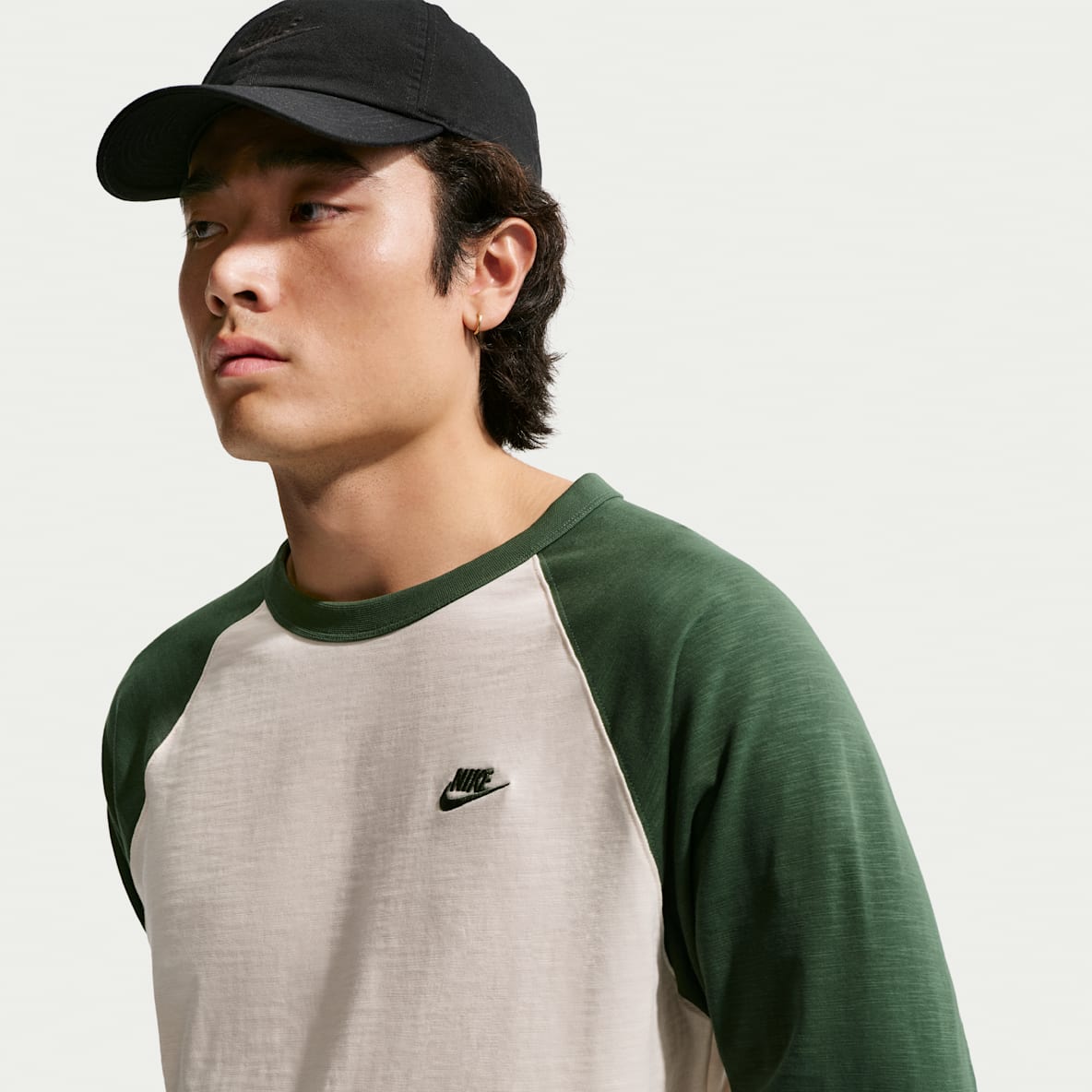 Nike Sportswear Club 男款七分袖連肩上衣