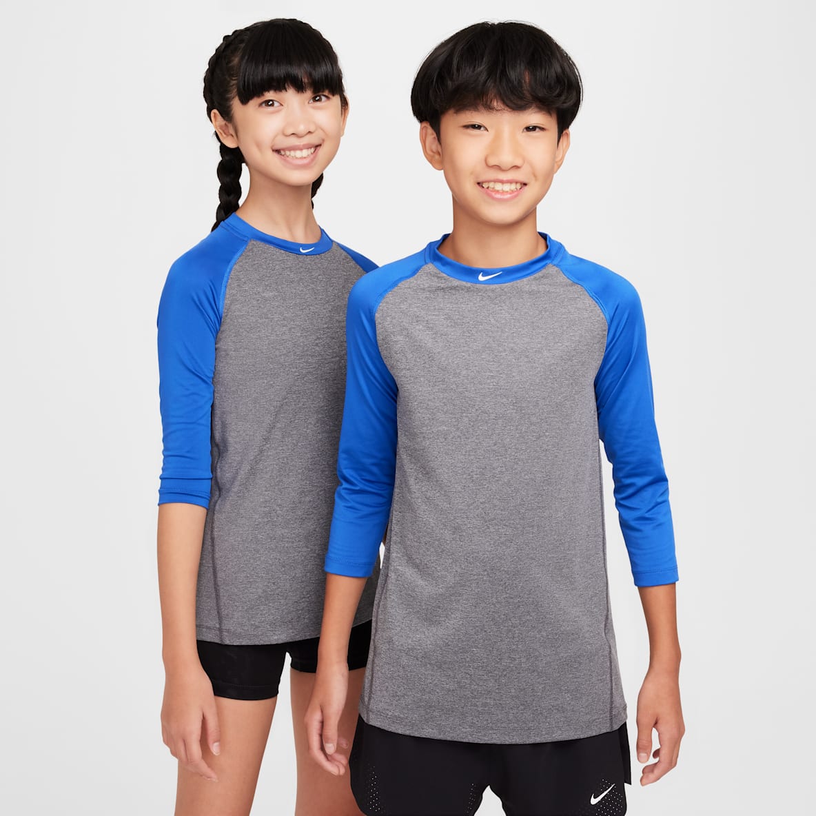 Nike Pro Nike Pro Big Kids' Dri-FIT 3/4-Sleeve Top