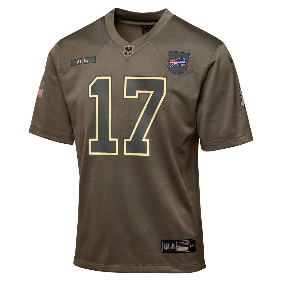 Josh Allen Buffalo Bills Salute to Service Josh Allen Buffalo Bills Salute to Service Big Kids’ Nike NFL Game Jersey