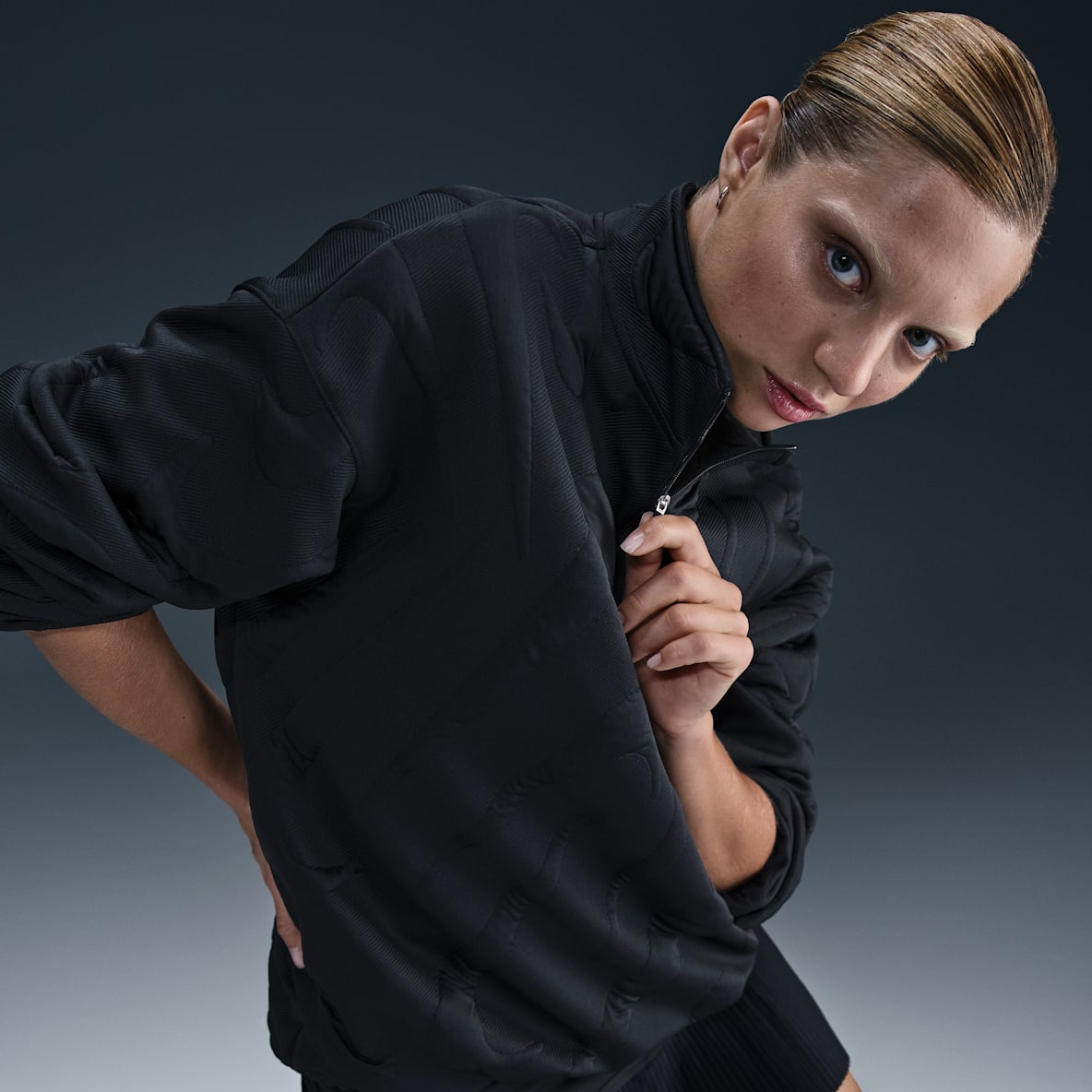 Nike Sportswear Collection Nike Sportswear Collection Bequemes Oversize-Sweatshirt mit Viertel-Reißverschluss und Logo (Damen)