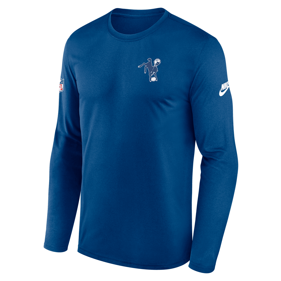 Indianapolis Colts Alt Legend Small Logo Indianapolis Colts Alt Legend Small Logo Men's Nike Dri-FIT NFL Long-Sleeve T-Shirt