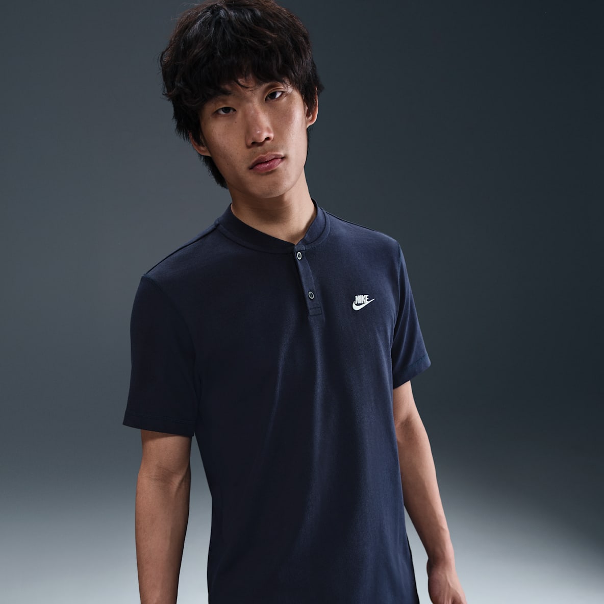 나이키 클럽 남성 반팔 헨리