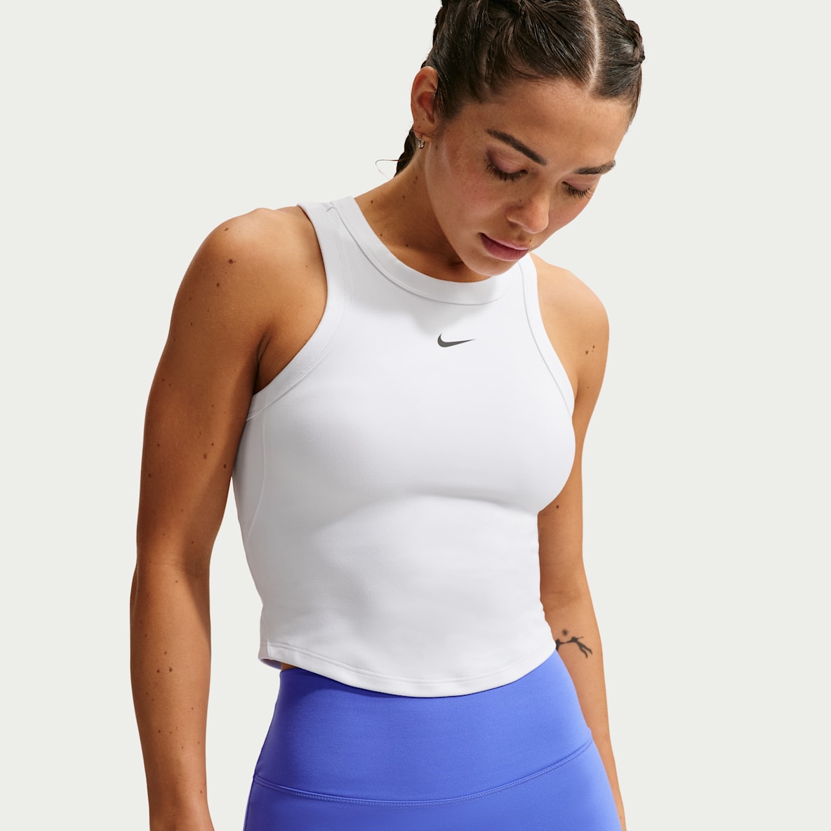 Nike One Fitted Women's Dri-FIT Cropped Tank Top