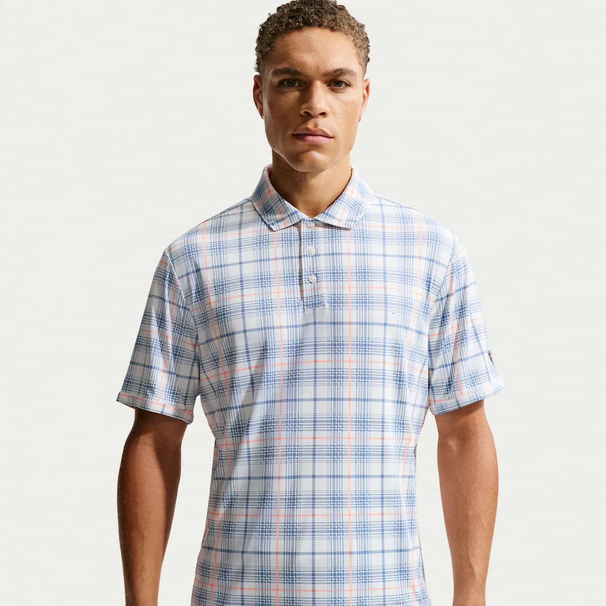 Nike Par Polo de golf Dri-FIT de tartán para hombre