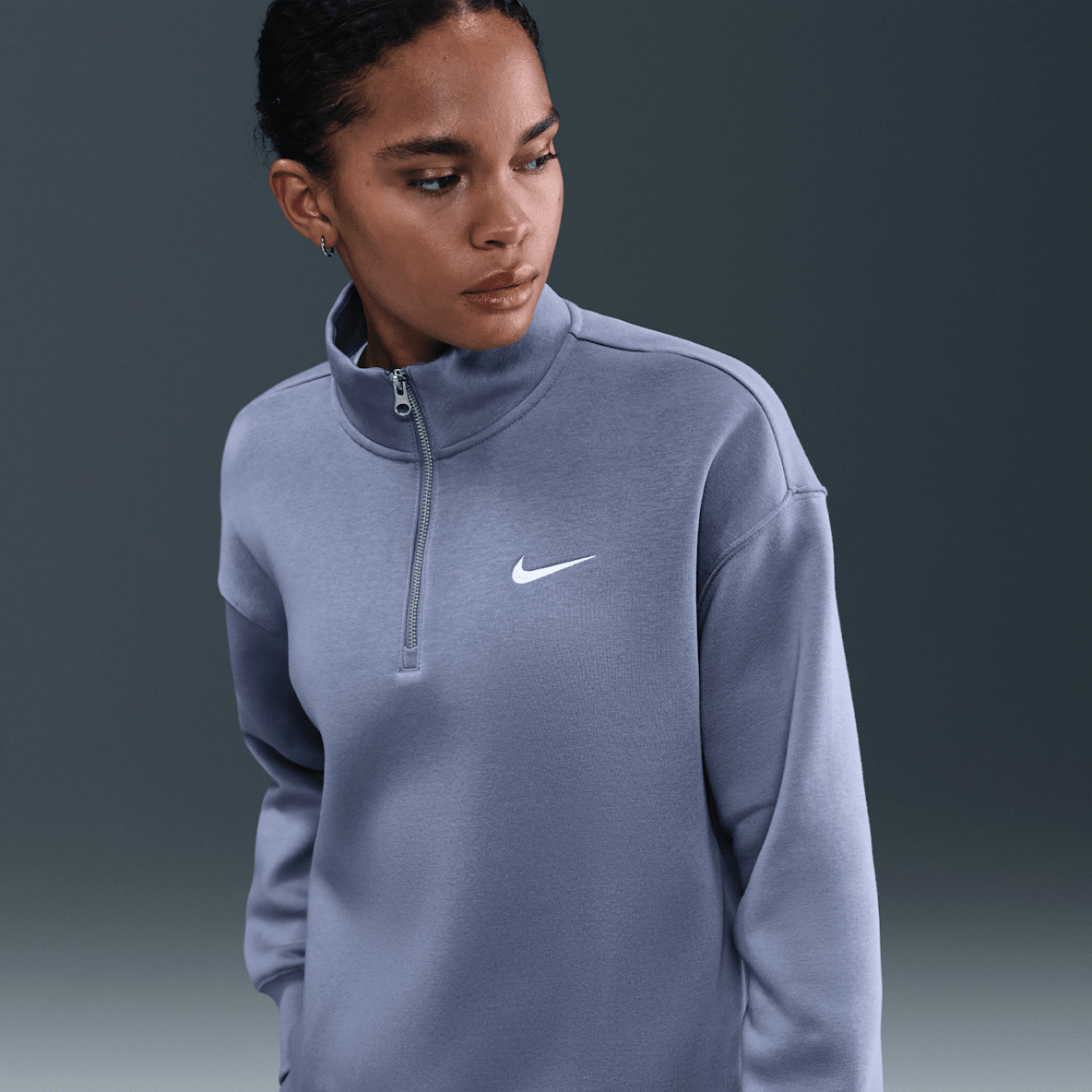 Nike Sportswear Phoenix Fleece Nike Sportswear Phoenix Fleece Women's Oversized 1/4-Zip Long Sweatshirt