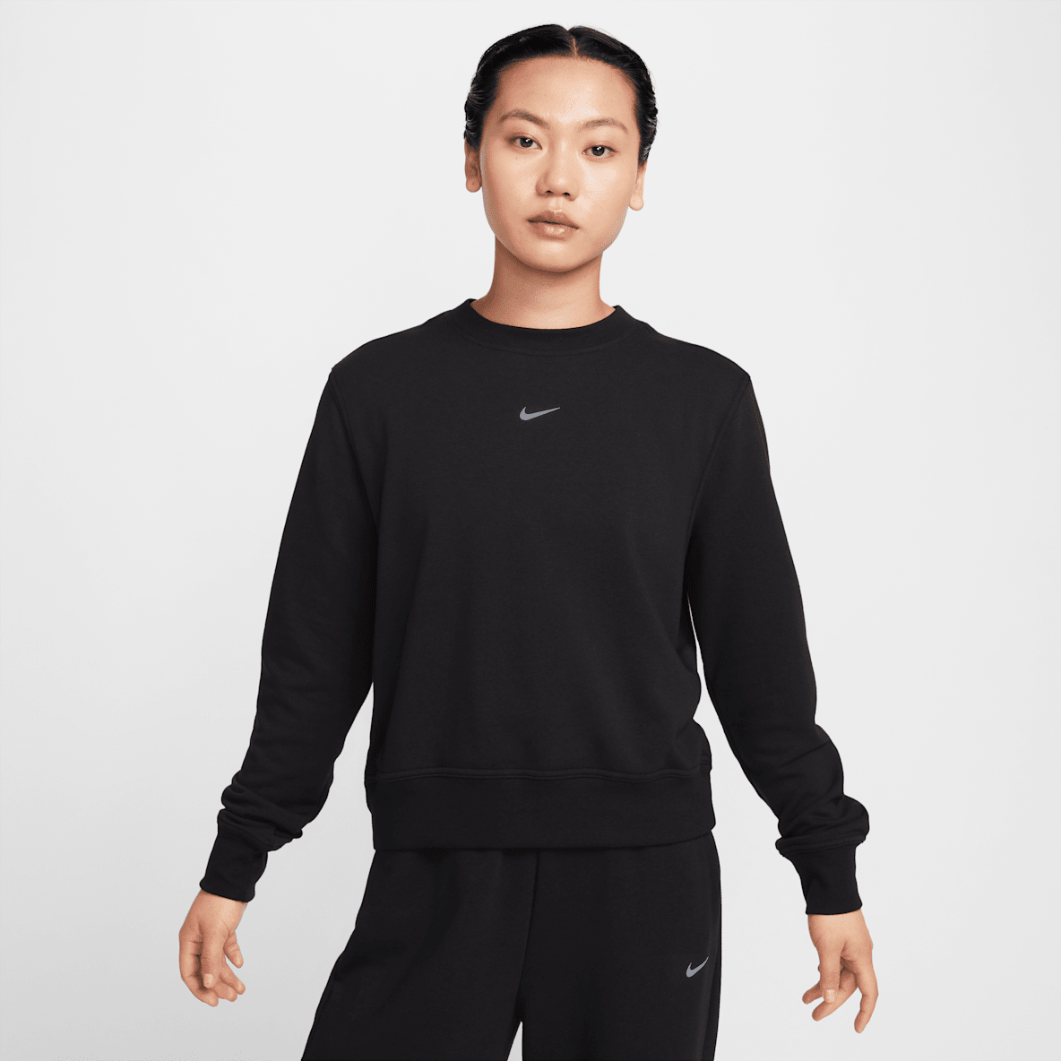 Nike Dri-FIT One Nike Dri-FIT One Women's Crew-Neck French Terry Sweatshirt