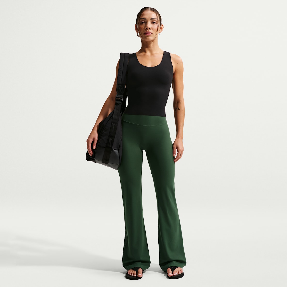 Nike Zenvy Nike Zenvy Women's High-Waisted Flared Leggings with No Front Seam
