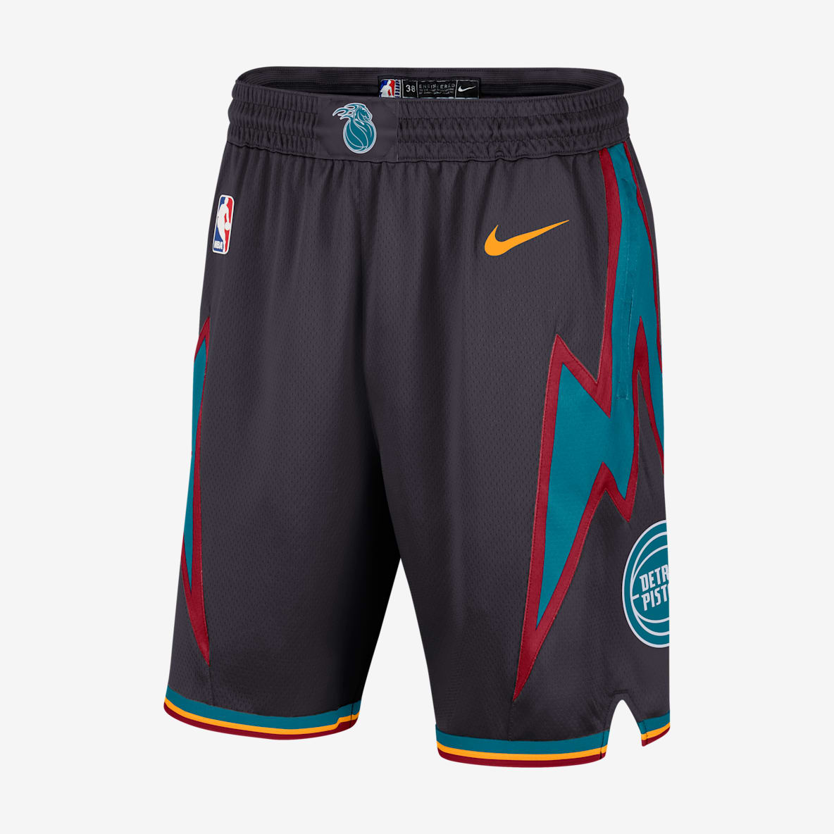 Detroit Pistons, colección City Edition Shorts de alero polivalente Nike Dri-FIT de la NBA para hombre