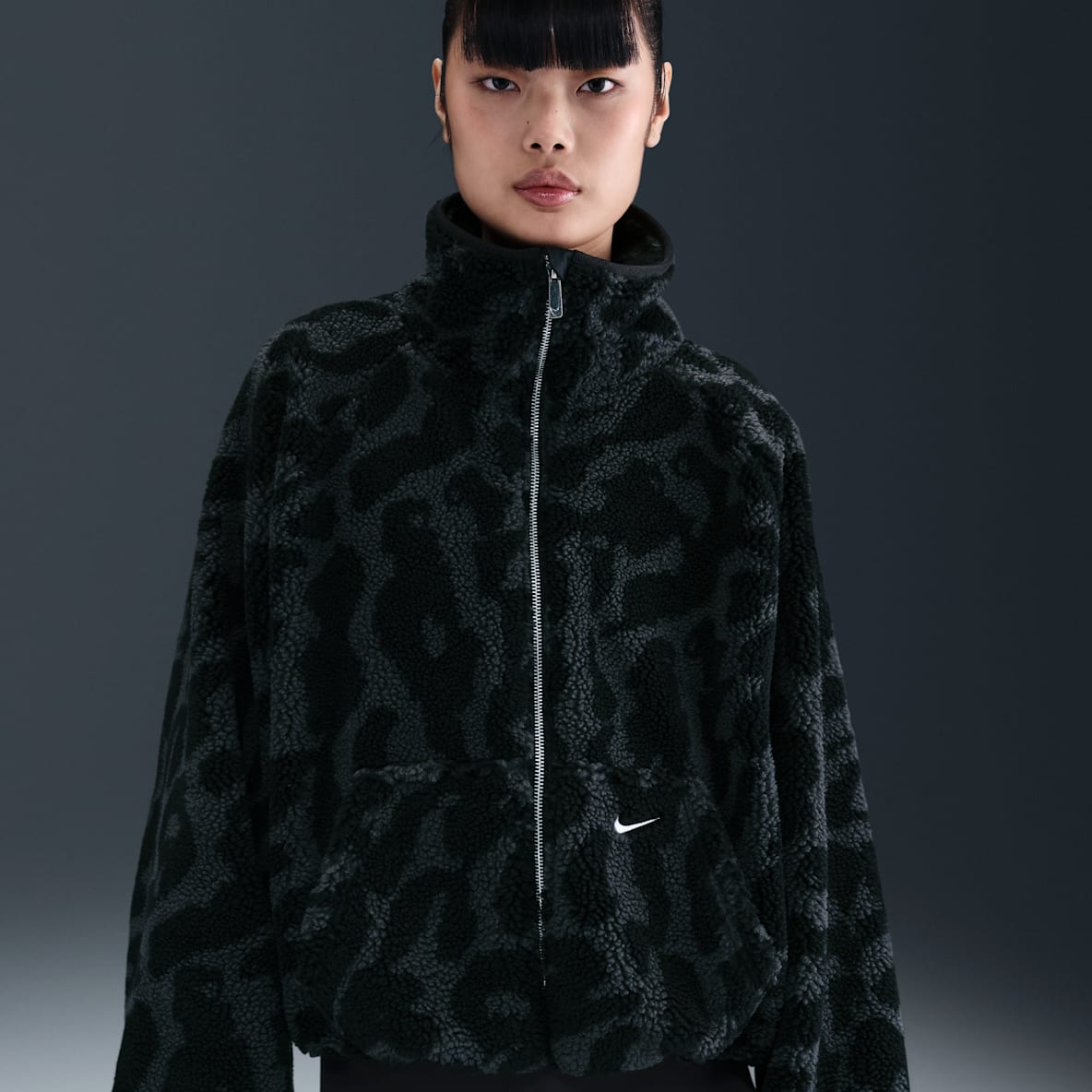 Nike Sportswear Nike Sportswear Uzun Tüylü Fleece Kadın Ceketi