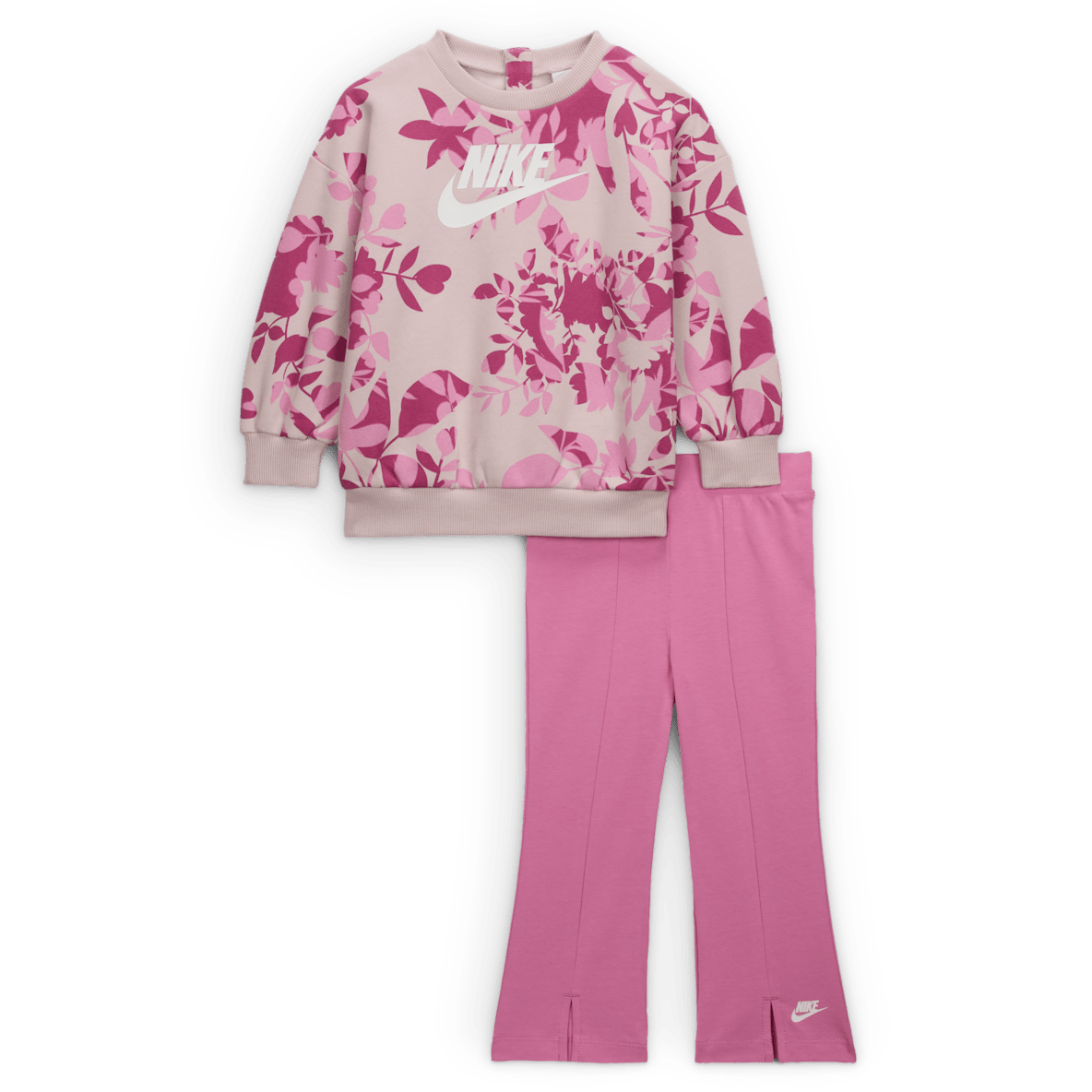 Nike Nike Baby (12–24M) Floral Camo Crew and Leggings Set