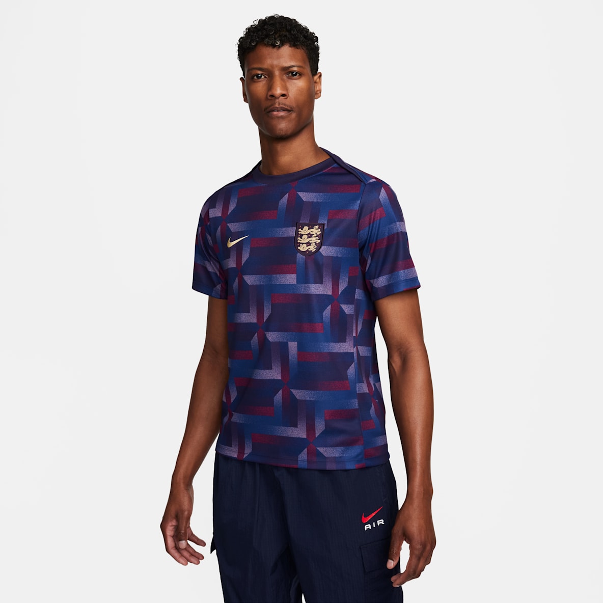 England Academy Pro England Academy Pro Men's Nike Dri-FIT Soccer Pre-Match Short-Sleeve Top